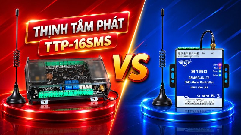 Thiết bị cảnh báo sự cố máy TTP-16SMS